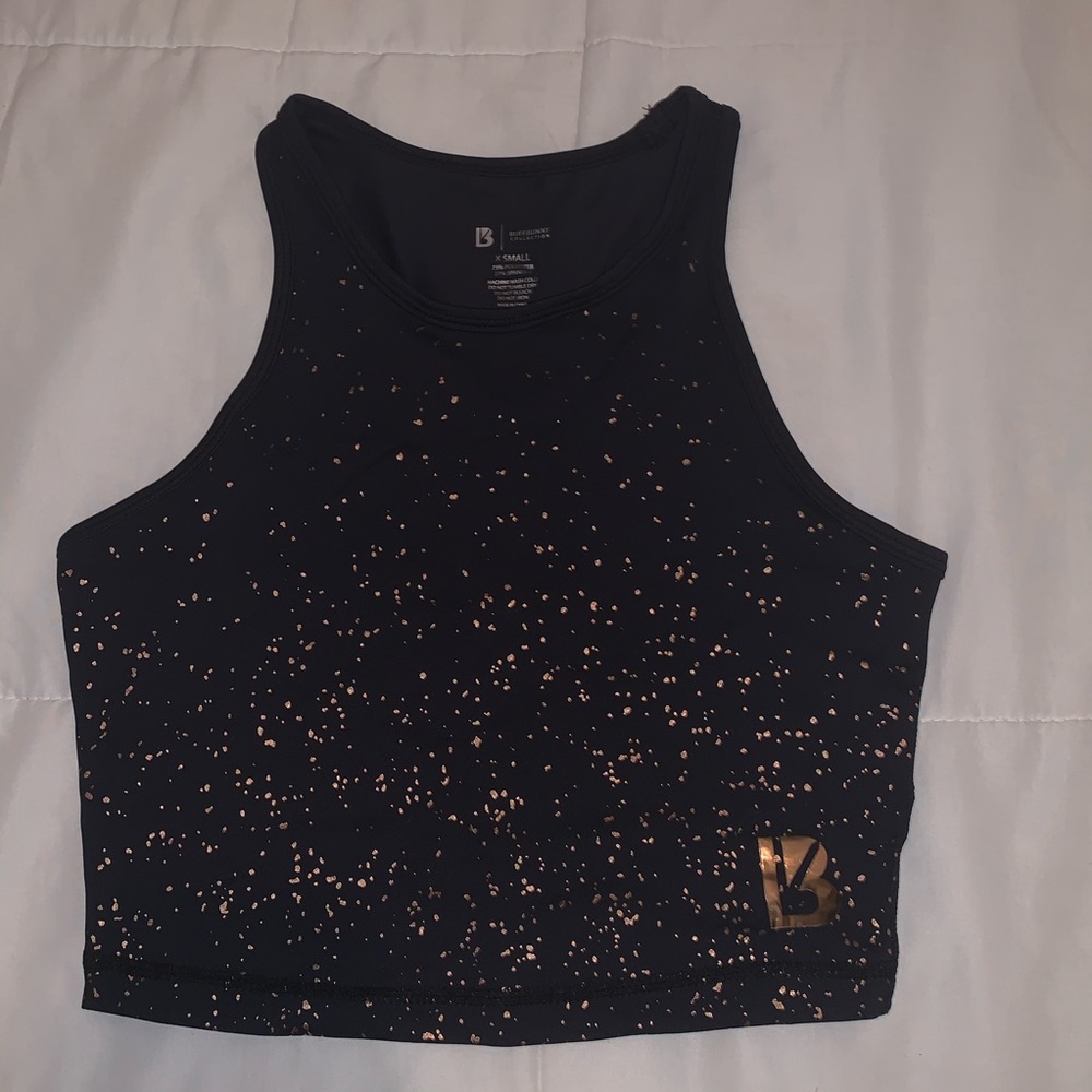 Buffbunny rose aurora crop top